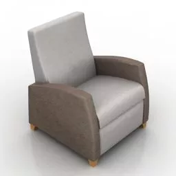 Single Armchair Decor 3d model