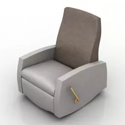 Single Armchair Orchestra Decor 3d model