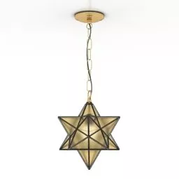 Luster Lampex Two Bulbs 3d model