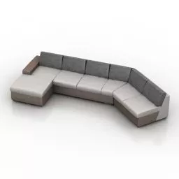 Corner Sofa Mega V1 3d model