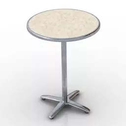 Round High Table 3d model Round High Table 3d model