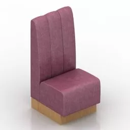 High Back Sofa Antara 3d model