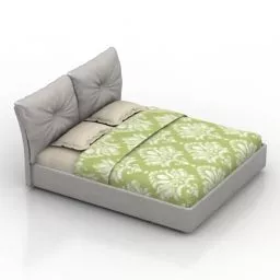 Bed Akkra Furniture 3d model