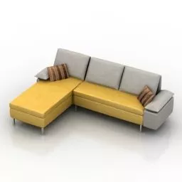 Sectional Sofa Fiesta 3d model