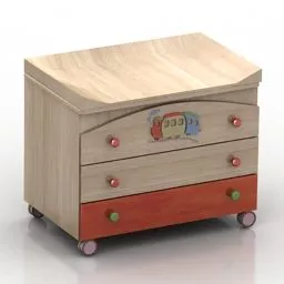 Children Locker 3d model