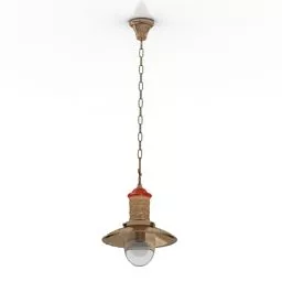 Luster Chain Hanging Lighting 3d model