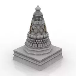 Embassy Building Of Baaris 3d model