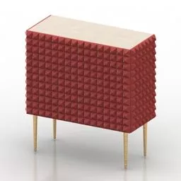 Home Rectangular Locker Buffa 3d model
