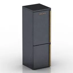 Refrigerator Smeg Two Doors 3d model