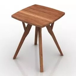 Wood Sool Chair Senteria 3d model