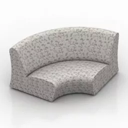 Curved Sofa Alfa 3d model