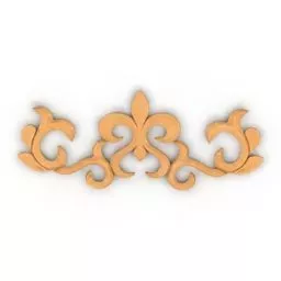 Vintage Decor Kazakh Pattern 3d model