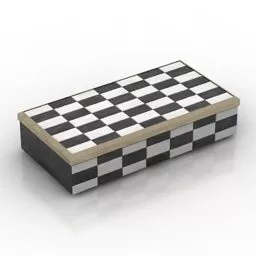 Chest Box Decorative Pattern 3d model