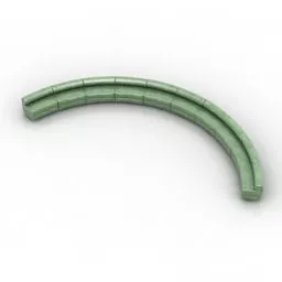 Grand Curved Sofa Formdecor 3d model