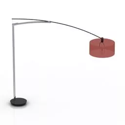 Contemporary Torchere Lamp 3d model