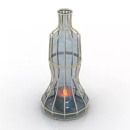 Sconce Lamp Triangle Shade 3d model