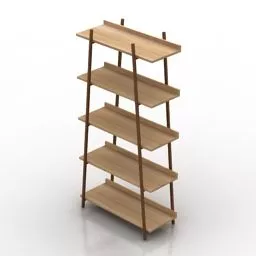 5 Layers Shelves Darcey 3d model