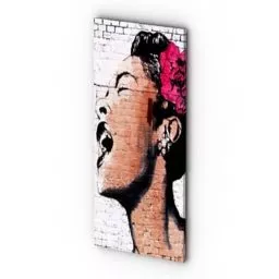 Girl Picture Banksy Artist 3d model