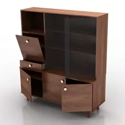 Old Mdf Locker 3d model