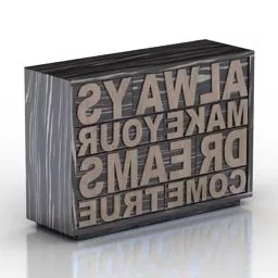 Locker Art Decor 3d model