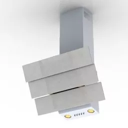 Modern Vent Range Hood Globalo 3d model