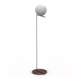 Red Torchere Lamp Oluce 3d model