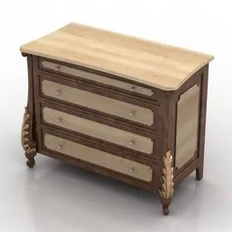Wood Locker Sorrento Design 3d model