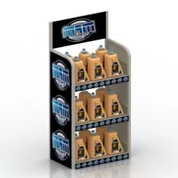 Rack Storefront Furniture 3d model