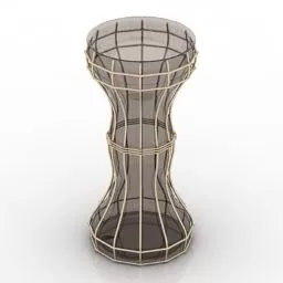 High Vase Home Decoration 3d model