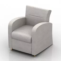 Fabric Armchair Gamma 3d model
