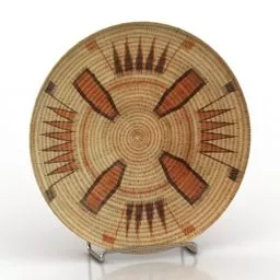 Ancient Plate Decorative 3d model