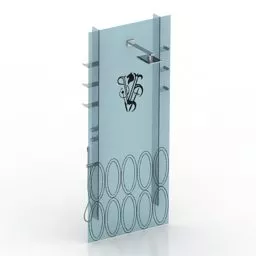Shower Panel 3d model