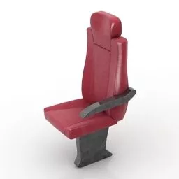 Train Armchair 3d model