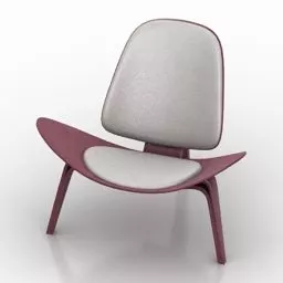 Shell Armchair Carl Hansen 3d model