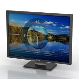 Monitor Dell Pc 3d model Monitor Dell Pc 3d model