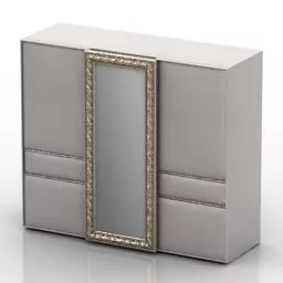 Wardrobe Sacramento Bedroom Furniture 3d model