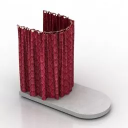 Curtain Stage 3d model