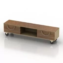 Locker Tv Stand Decor 3d model