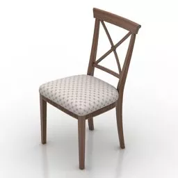 Wood Chair Esideri 3d model