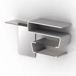 Modern Wall Shelves 3d model