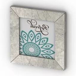 Square Wall Picture Frame 3d model