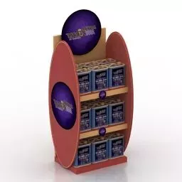 Market Rack Furniture 3d model