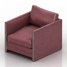 Single Armchair Walter Design 3d model