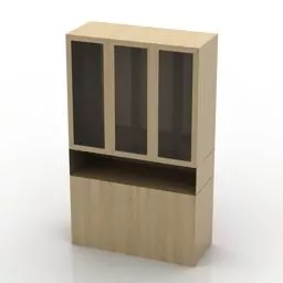 Office Glass Case 3d model