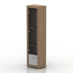 Side Locker With Drawers 3d model
