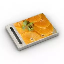 Rectangular Chopping Board 3d model