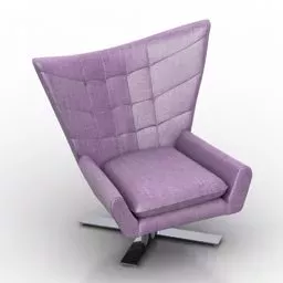 Wing Armchair Louis 3d model