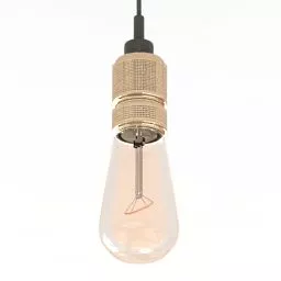 Old Electric Light Bulb 3d model