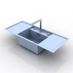 Simple Box Sink 3d model