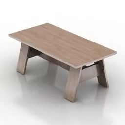 Table Wooden Country Style 3d model Table Wooden Country Style 3d model